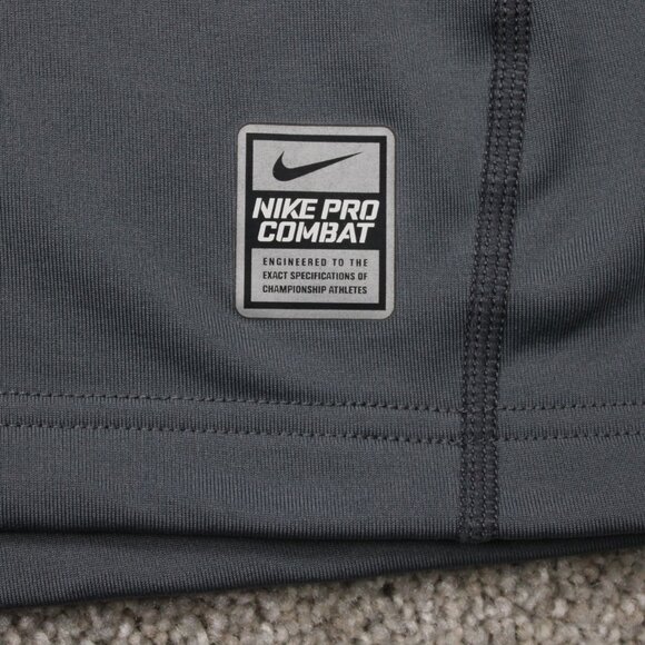 Nike Pro Combat Shirt Mens Large Fitted Compression Dri-Fit Stretch L/S Pullover - Picture 6 of 15
